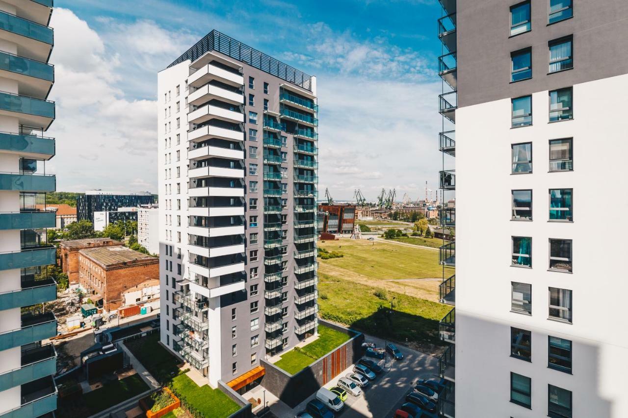 Pobookowane Stocznia Apartments Danzica Esterno foto