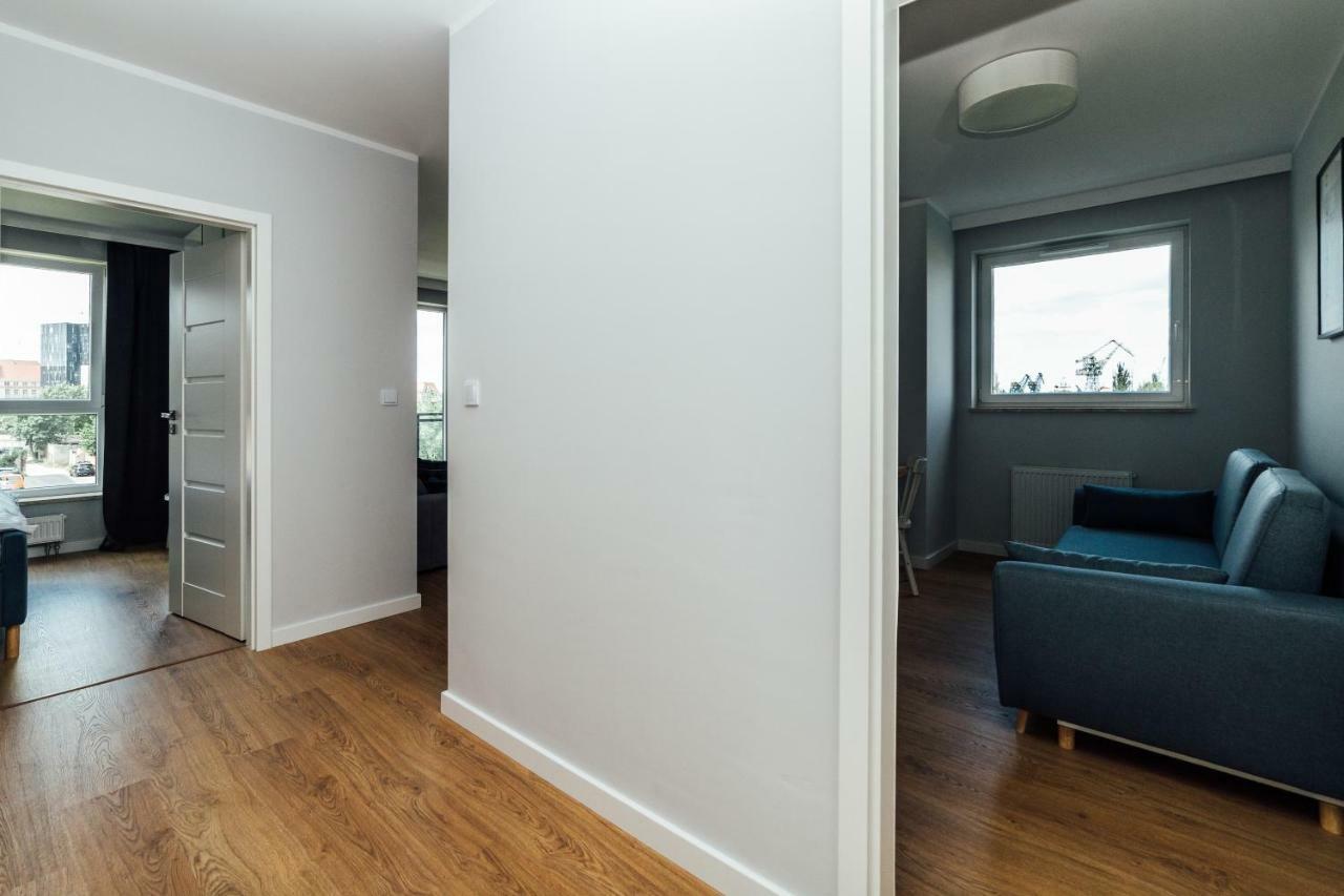 Pobookowane Stocznia Apartments Danzica Esterno foto
